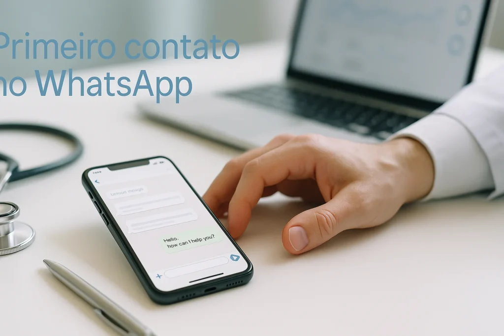 Por que médicos perdem 30% dos pacientes no primeiro contato pelo WhatsApp