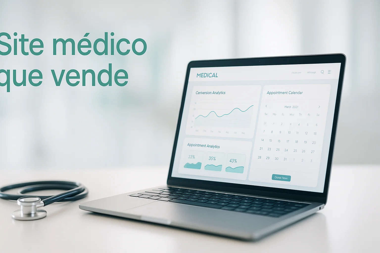 Site médico que vende: elementos que todo consultório precisa ter em 2025